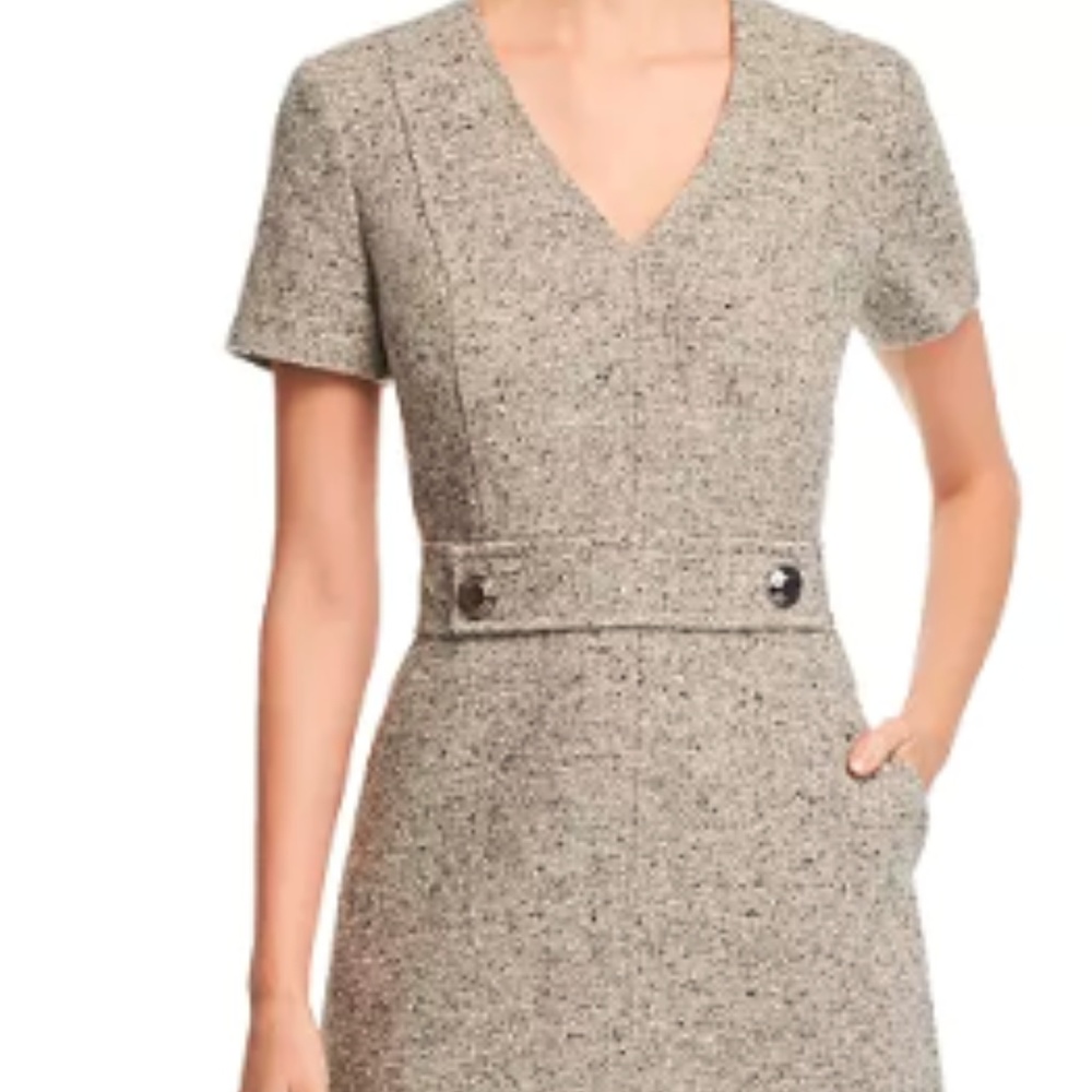 NWT Tory Burch Priscilla Linen Tweed Dress, size 6